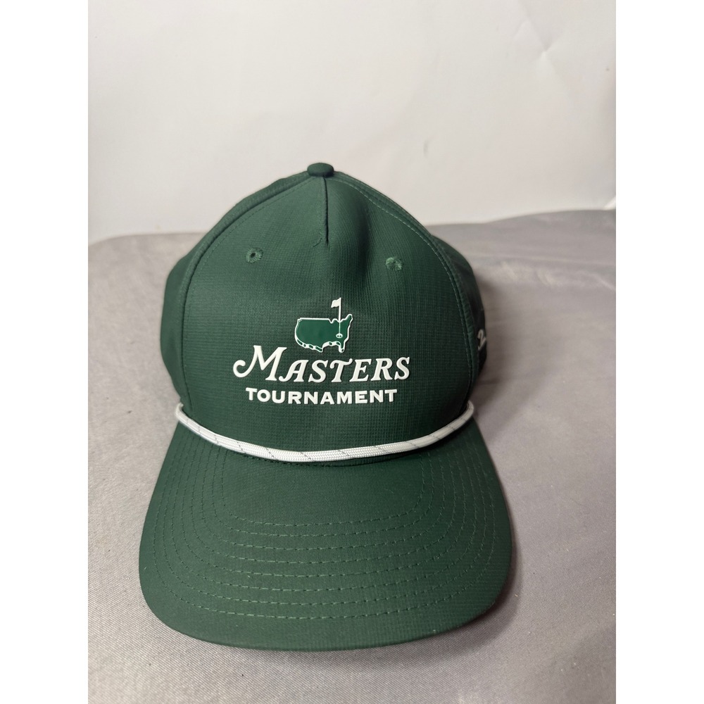 Masters Tournament 2022 American Needle Green Rope Golf Hat Snapback Tech Cap